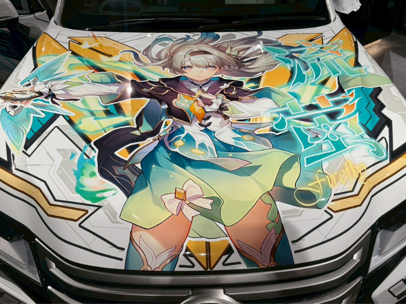 ラッピングプリント施工イメージ